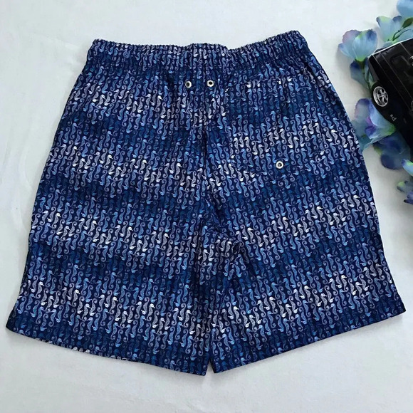 Lands' End NWOT Seahorse Volley Swim Trunk Men S (28-30) - Picture 6 of 12